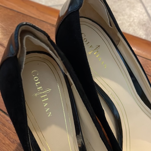 Cole Haan Suede & Patent Leather Heels - Picture 2 of 9